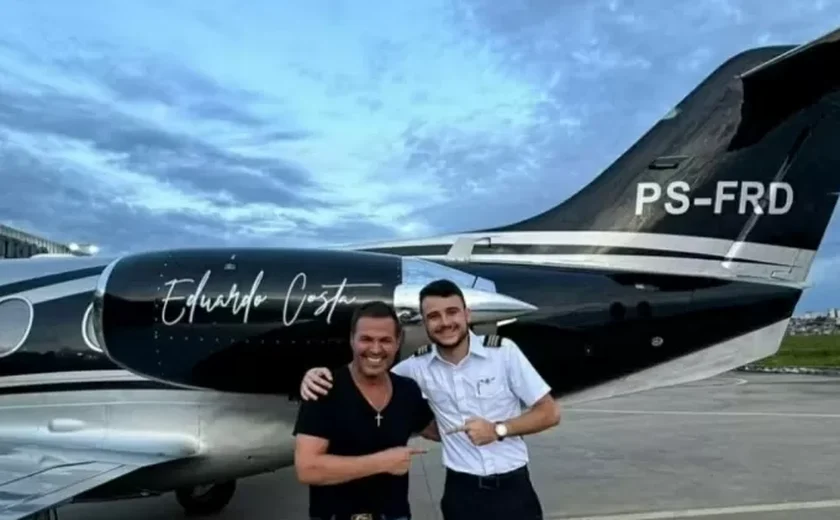 Eduardo Costa grava vídeo com jatinho: veja outros luxos do sertanejo