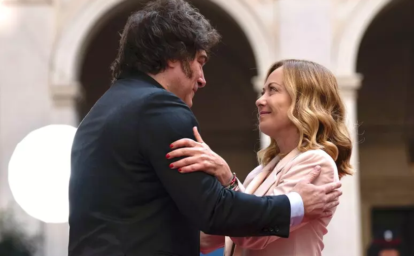 Meloni e Milei reiteram apoio à colaboração entre UE e Mercosul