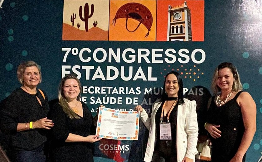 Arapiraca conquista 1º lugar no Congresso Estadual de Secretarias Municipais de Saúde