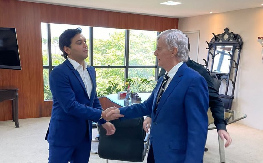 Rodrigo Valença se reúne com governador em exercício e busca fortalecer ponte entre Alagoas e Brasília