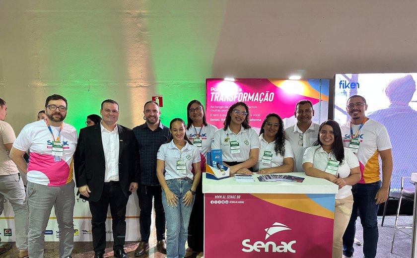 Senac Alagoas marca presença na 12ª Semana do Conhecimento da Abrasel