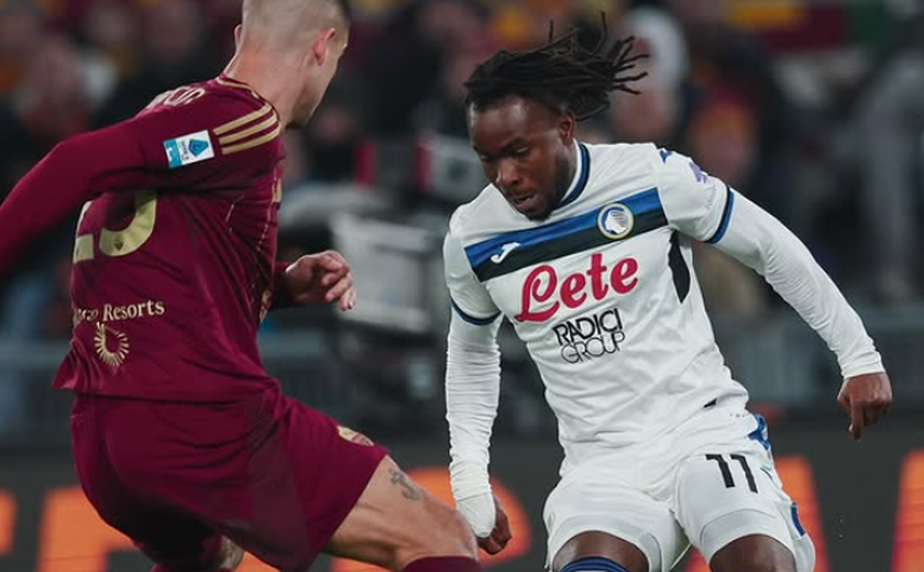 Atalanta derrota a Roma e fica na cola do líder Napoli no Campeonato Italiano