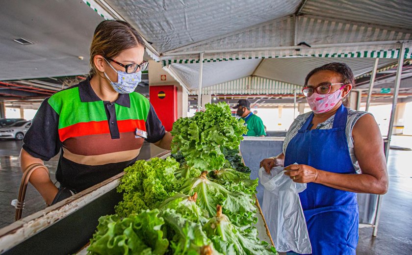Feiras de alimentos orgânicos acontecem semanalmente em Arapiraca