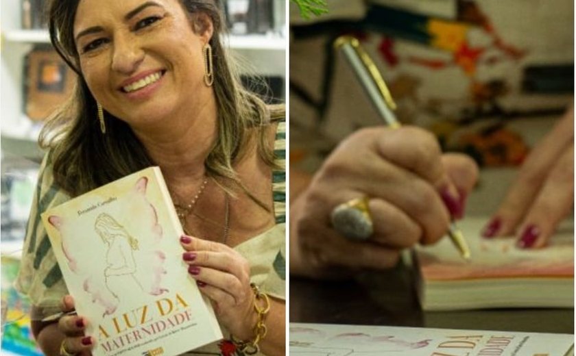 Jornalista Fernanda Carvalho lança livro “A luz da maternidade”