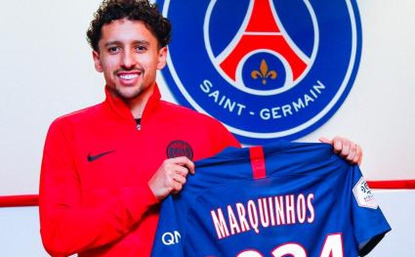 Paris Saint-Germain anuncia a renovação de contrato de Marquinhos até 2024
