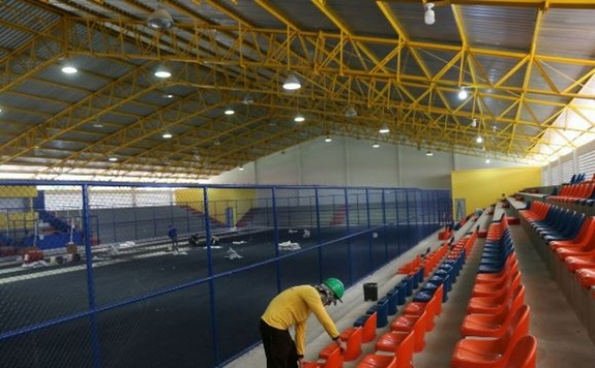 Governo vai entregar um dos mais modernos ginásios de esportes do NE em Arapiraca