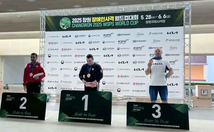 Alexandro Basso fatura medalha inédita para o Brasil no tiro esportivo