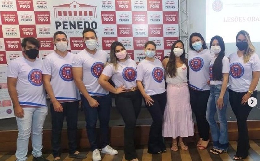 Equipe de saúde bucal da Prefeitura de Penedo participa de atualização em lesões orais