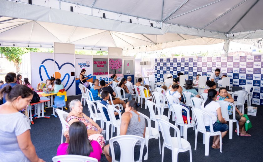 Benedito Bentes recebe serviços do Saúde da Gente nesta segunda-feira(14)