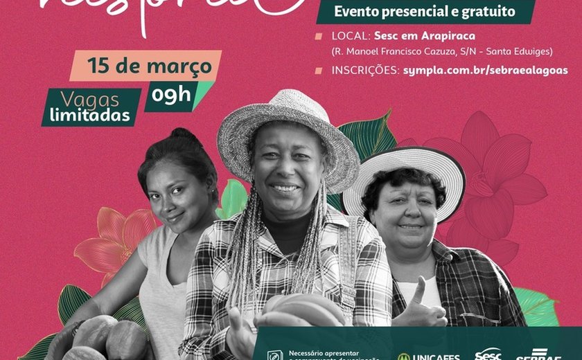 Seminário “Elas fazem história” vai destacar protagonismo da mulher no meio rural