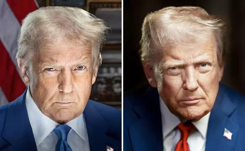 Casa Branca divulga novo retrato oficial de Donald Trump
