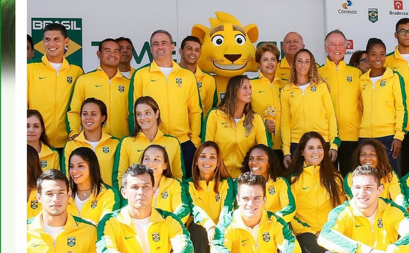 Presidenta Dilma Rousseff parabeniza os atletas brasileiros que participaram dos Jogos Pan-Americanos