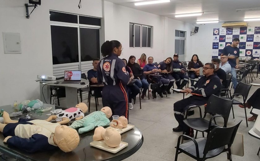 Samu inicia curso de manejo de vias aéreas pediátricas para profissionais do suporte básico e avançado