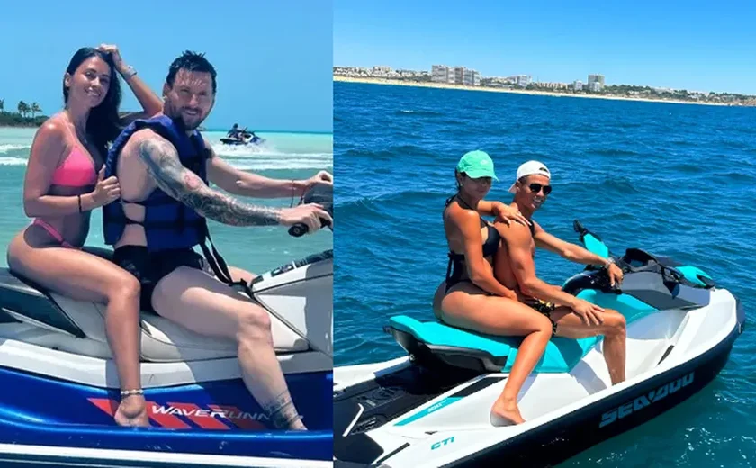 Iates, Jet skis, festas: quanto Messi, CR7 e Haaland gastaram nas férias