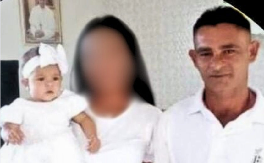 Pai suspeito de matar filha com pedaço de pau está foragido