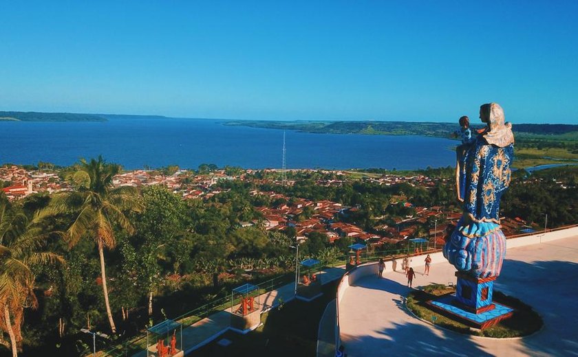 Cristo de Pilar terá quase o dobro do tamanho de roda gigante de Maceió