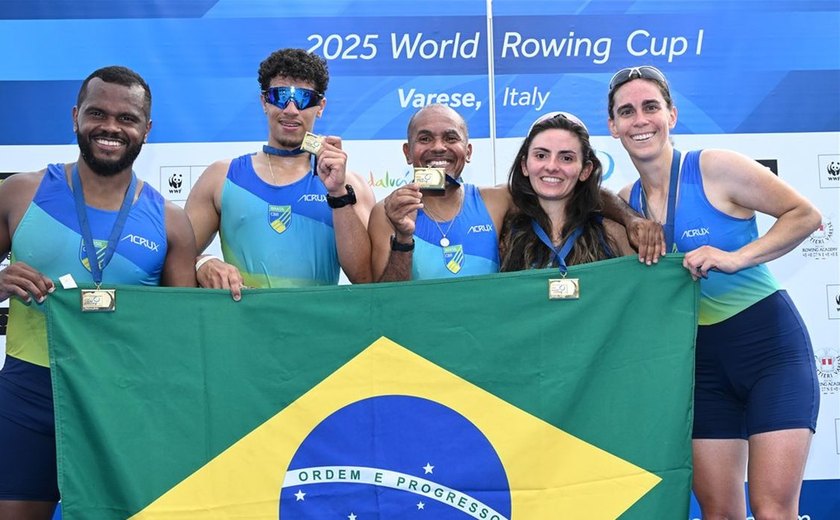 Remo: Brasil fecha etapa de Varese da Copa do Mundo com três medalhas