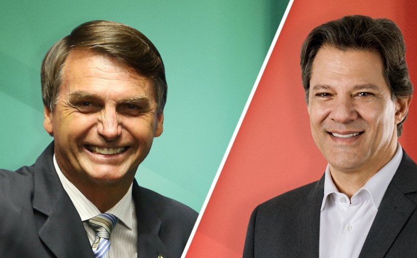 Datafolha: Bolsonaro tem 59% dos votos válidos e Haddad, 41%