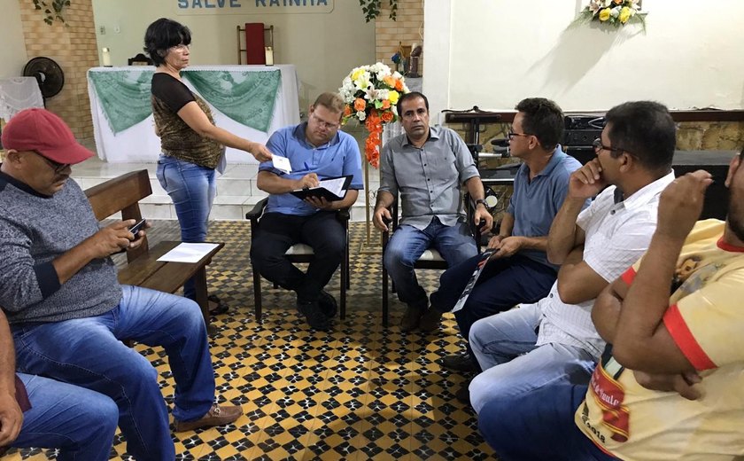 Prefeitura de Palmeira se reúne com comissão organizadora da festa de Nossa Senhora do Rosário