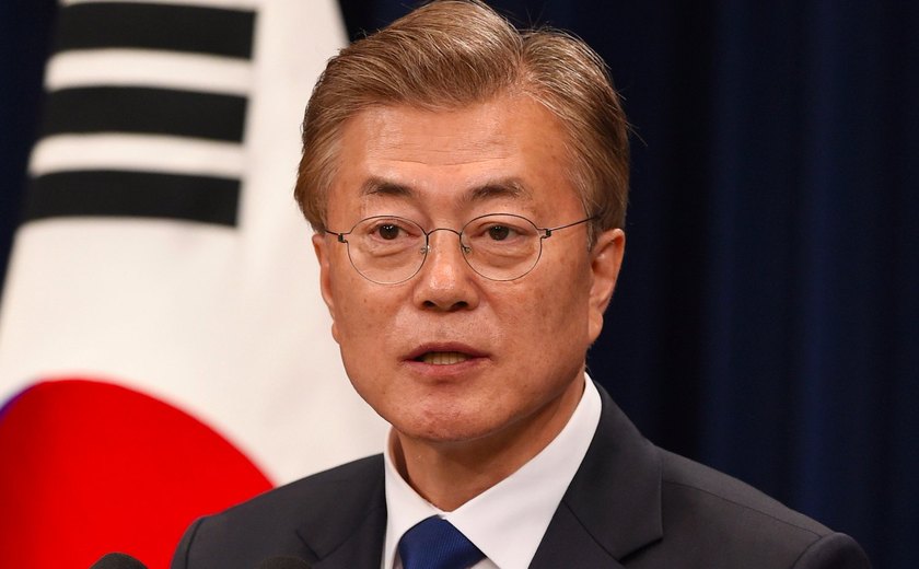 Prometo continuar buscando o diálogo, diz presidente da Coreia do Sul