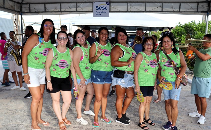 Bloco do Comerciário de Arapiraca estreia programação carnavalesca do Sesc Alagoas