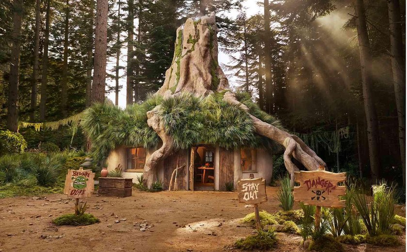 Pântano do Shrek: casa ficará disponível no Airbnb para hospedagem gratuita