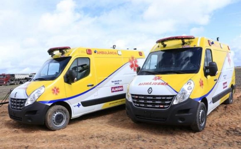 Mais três ambulâncias do Transporte Sanitário beneficiam Anadia, Boca da Mata e Maribondo