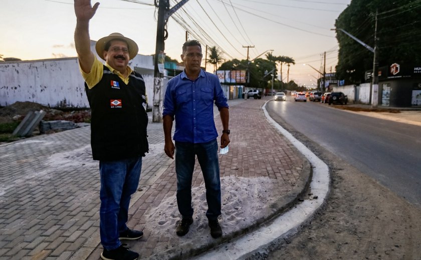 Obras da principal avenida de Rio Largo levará mais qualidade de vida à população