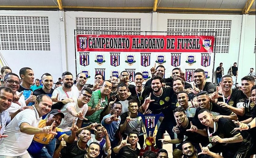 Esporte Clube Traipu vence Campeonato Alagoano de Futsal