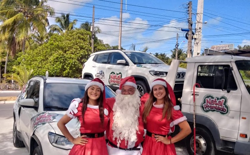São Miguel dos Campos e Rio Largo recebem carreata do Natal Premiado