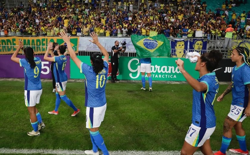 Brasil sobe uma posição no ranking feminino da Fifa antes da Olimpíada de Paris-2024