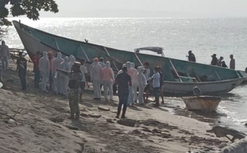 Encontrados 14 esqueletos de africanos em um barco na República Dominicana