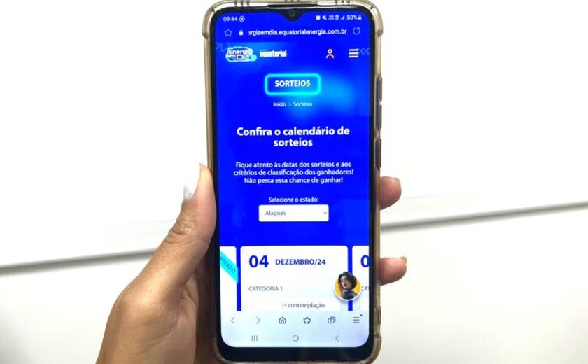 Equatorial Alagoas realizará mais dois sorteios da promoção com prêmios de até R$ 2 mil, somente em dezembro