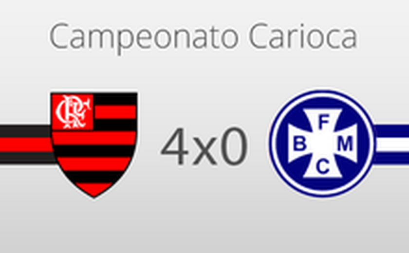 Flamengo goleia o Barra Mansa por 4 a 0 no Maracanã