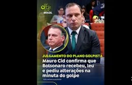 Mauro Cid confirma que Bolsonaro recebeu, leu e pediu alterações na minuta do plano golpista