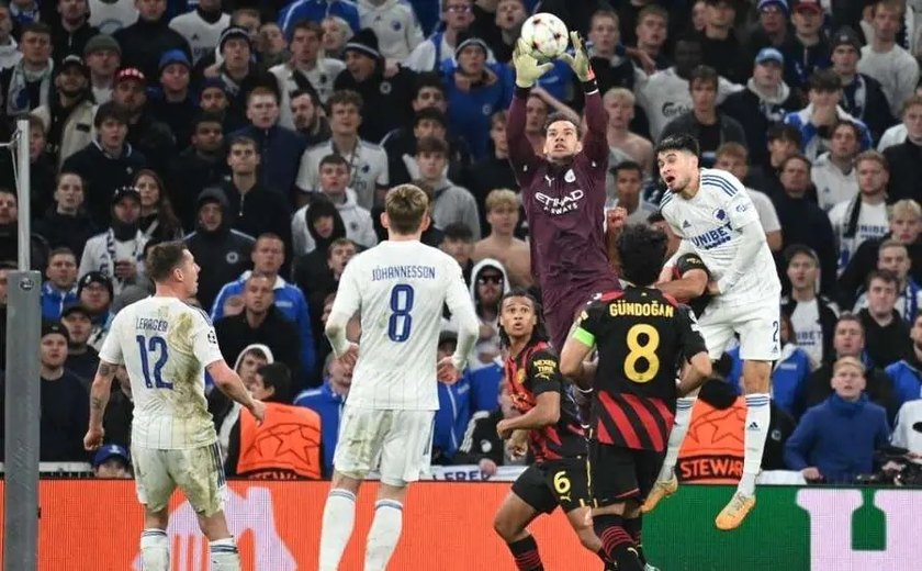 City empata com Copenhague, mas avança na Liga dos Campeões; Juventus tropeça