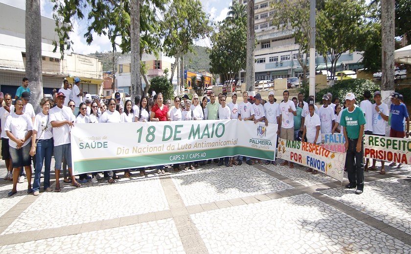 Caps promove mobilização no Mês da Luta Antimanicomial, em Palmeira