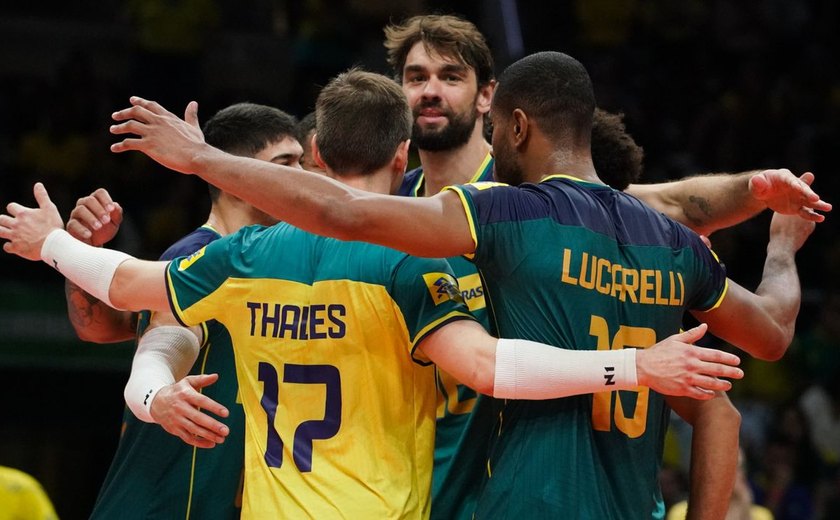 Definidos os 12 convocados da seleção masculina de vôlei para Paris
