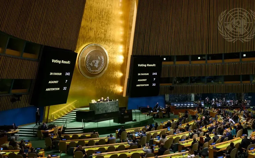 Assembleia Geral da ONU aprova resolução que revive candidatura da Palestina à organização