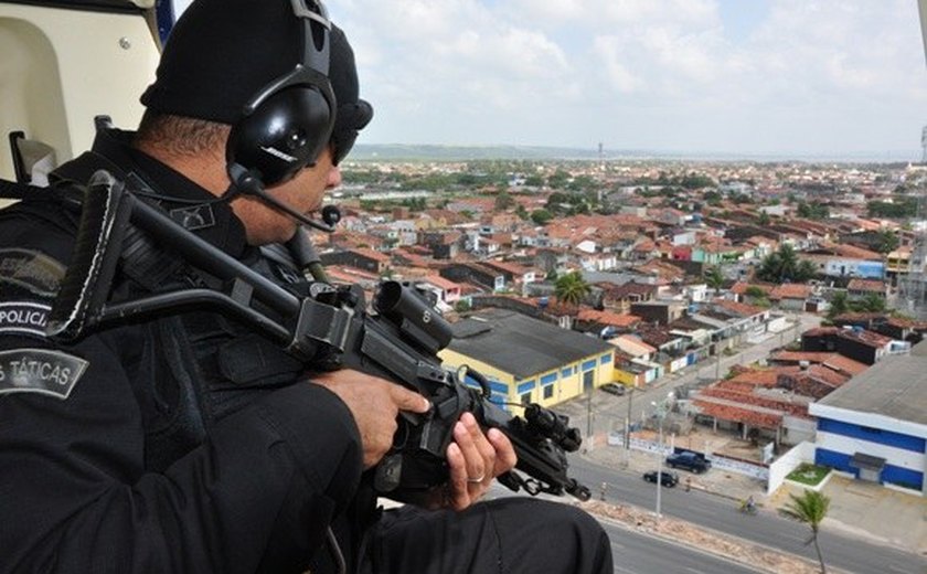 Índice de criminalidade cai 37,1% no mês de abril em Alagoas