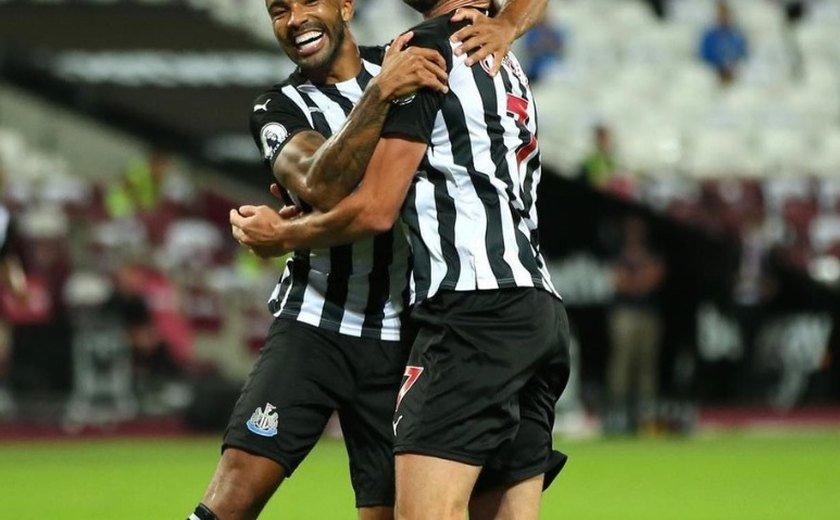 Newcastle joga bem e goleia o Aston Villa na 1ª rodada do Campeonato Inglês
