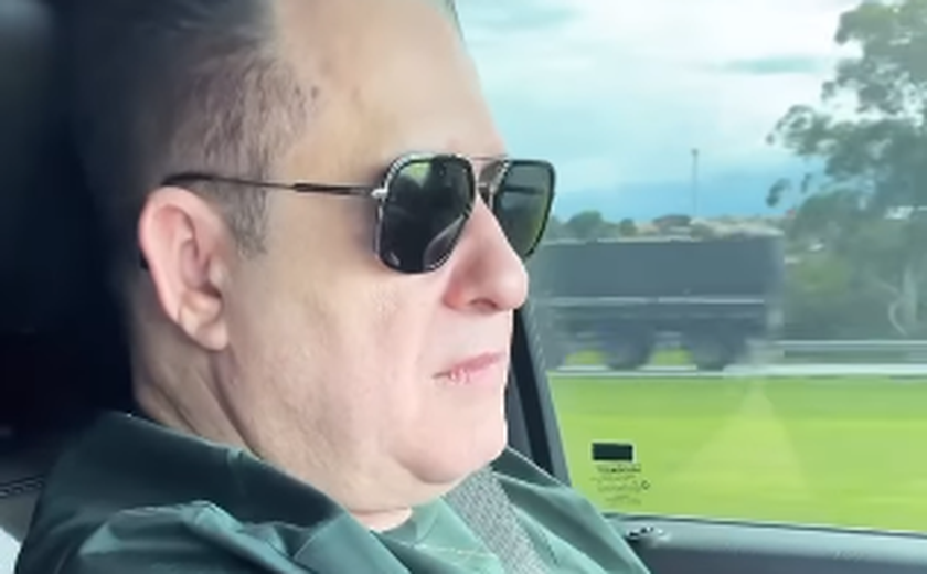 Cantor Marrone recebe alta após acidente no palco em Goiânia