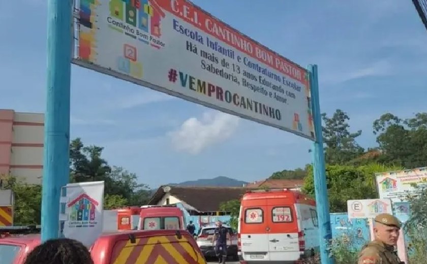 Homem invade creche em Blumenau e mata quatro crianças