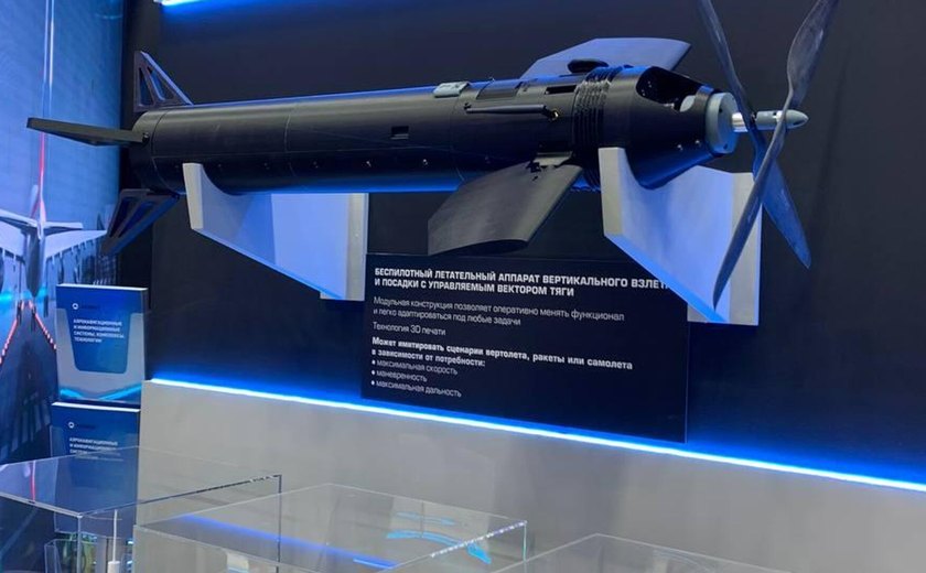 Rússia apresenta protótipo de novo drone com decolagem e pouso vertical (FOTO)