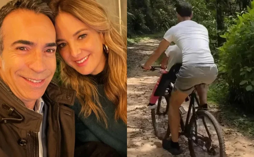 Ticiane Pinheiro conta o 'segredo' das 'pernas bonitas' do César Tralli
