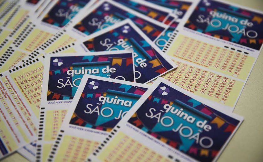 Apostas para a Quina de São João podem ser feitas até 19h