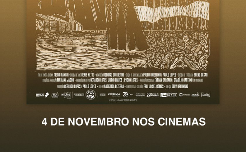 Filme Frei Damião – O Santo do Nordeste estreia nesta quinta-feira, em Maceió, no Cinesystem Parque Shopping