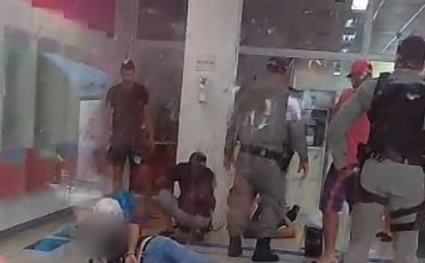 Trio é preso em agência bancária de Maceió, suspeito de tentar aplicar golpes em idosos
