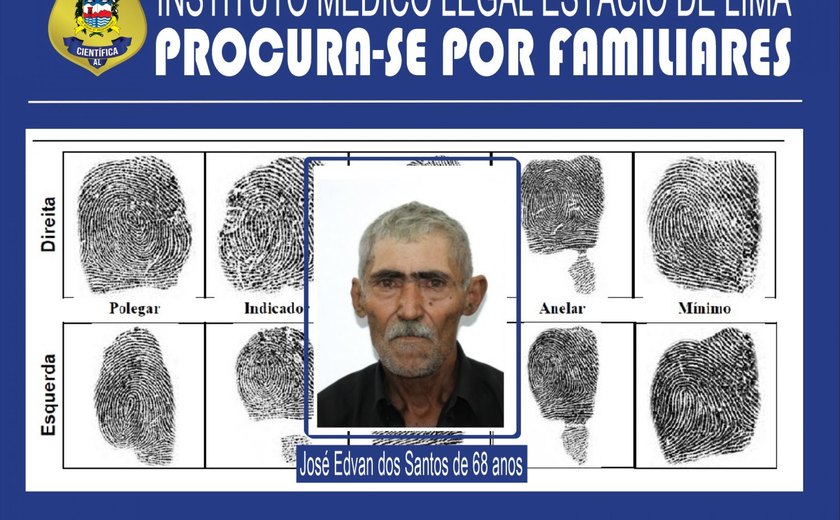 IML de Maceió procura por familiares de agricultor vítima de morte clínica
