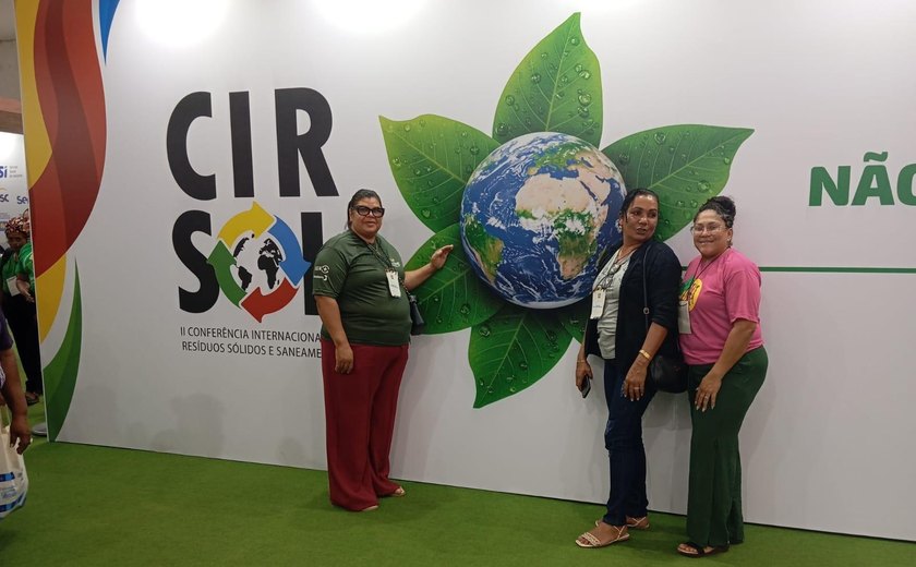 Representantes de Maceió participam de conferência internacional sobre resíduos sólidos